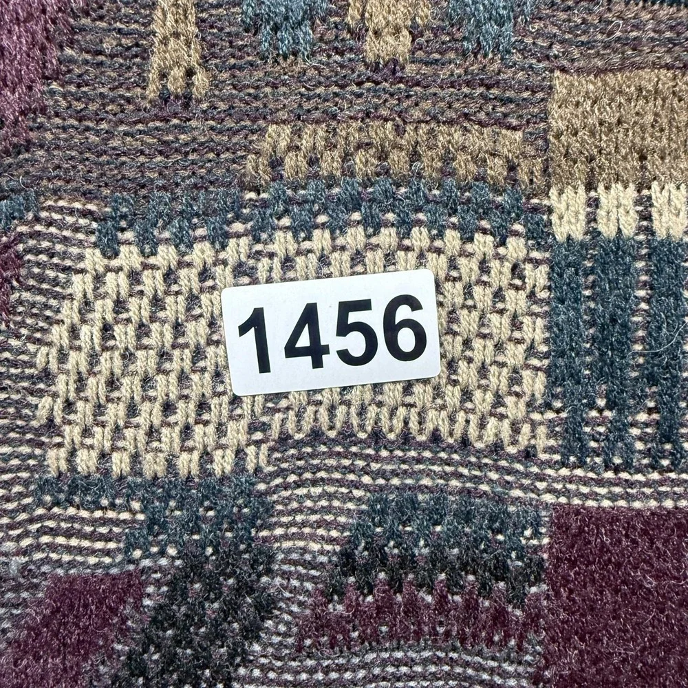 Vintage Claybrooke Sweater Mens 2XL Multicolor Geometric Knit Crewneck Korea 90s
